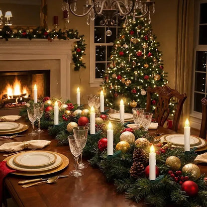 Realistic Flickering Flameless Clip Candles – LED Candle Lights with Remote Control