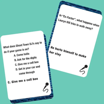 🎤Lyrically Correct: ’90s R&B Expansion Pack – 80 Cards of Old-School Hits & Ultimate Music Trivia