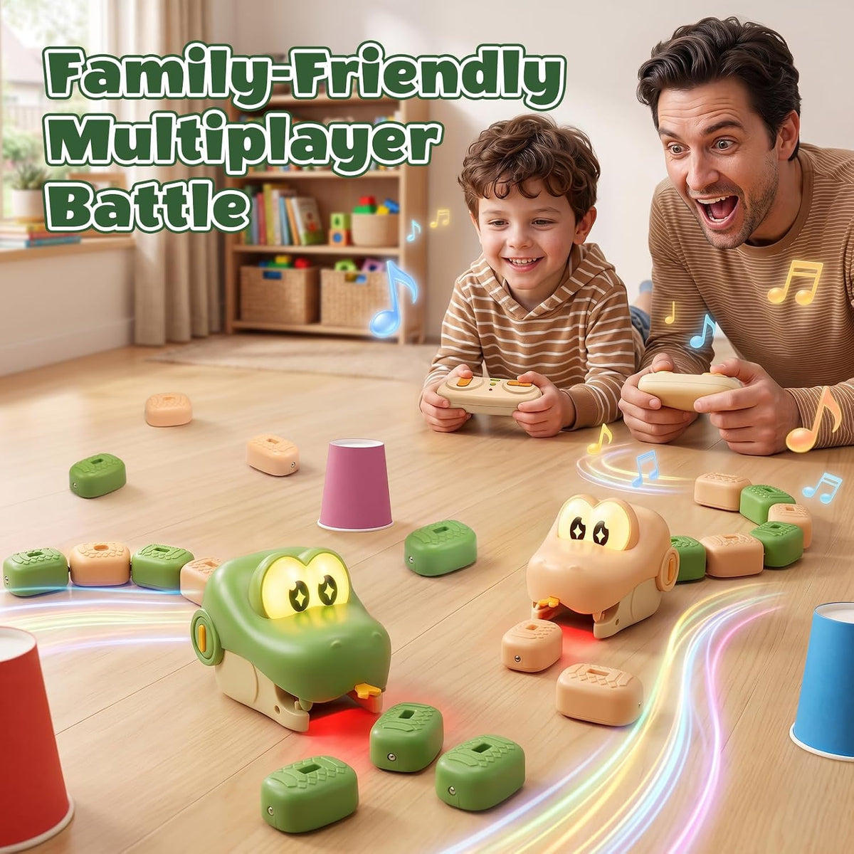 Magnetic RC Snake Game – Remote Control Hungry Snake Toys for Kids