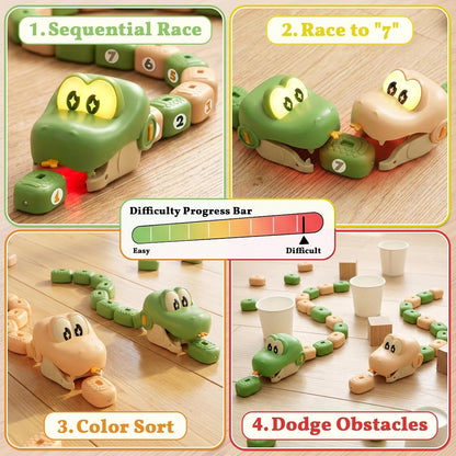 Magnetic RC Snake Game – Remote Control Hungry Snake Toys for Kids