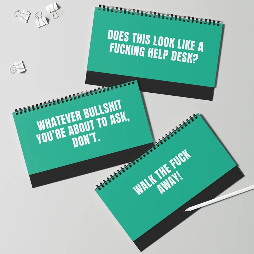 😂NOT TODAY! — Unfiltered Signs & Calendars