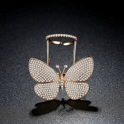 🦋💎The Butterfly Ring That Flutters When You Move