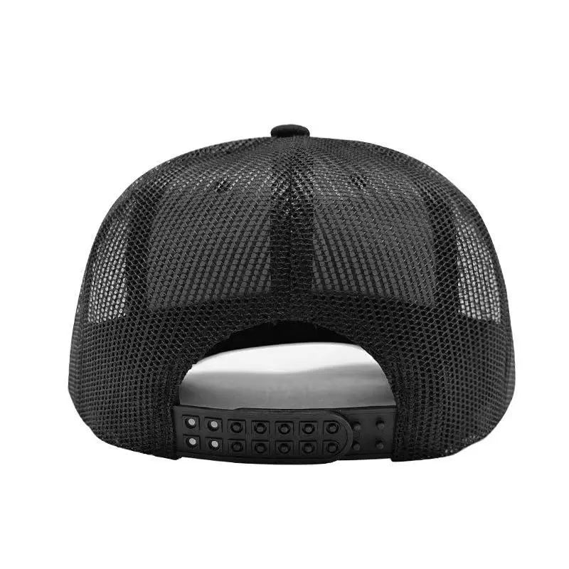 IT IS WHAT IT IS Printed Mesh Trucker Hat - Adjustable, Breathable Baseball Cap for Casual Outdoor Use, Unisex Sun Protection