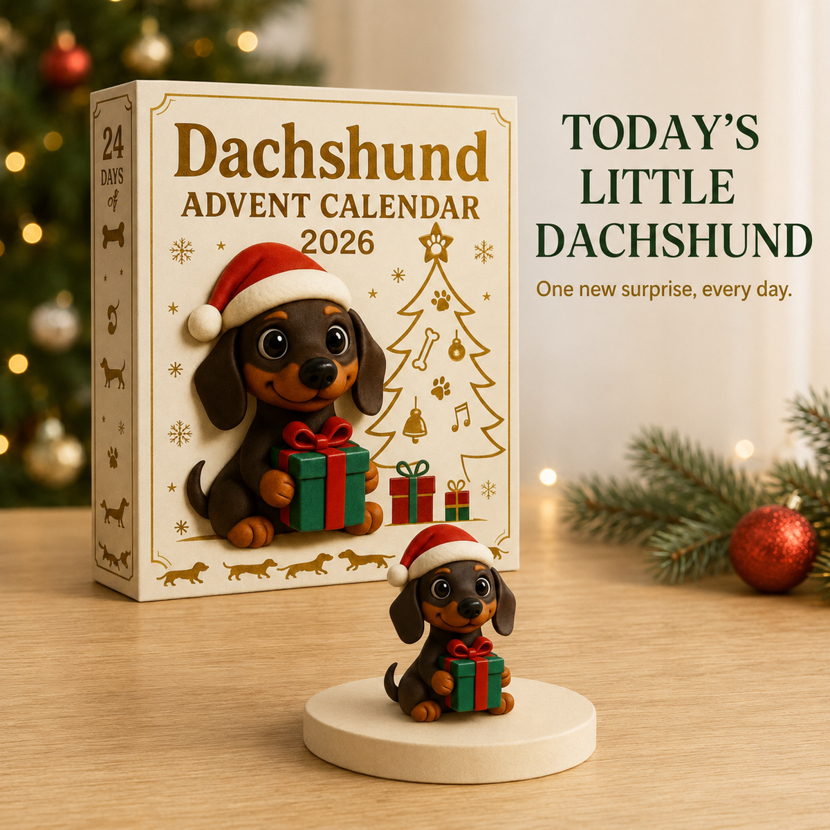 🎁2026 Dachshund Advent Calendar💕🐶