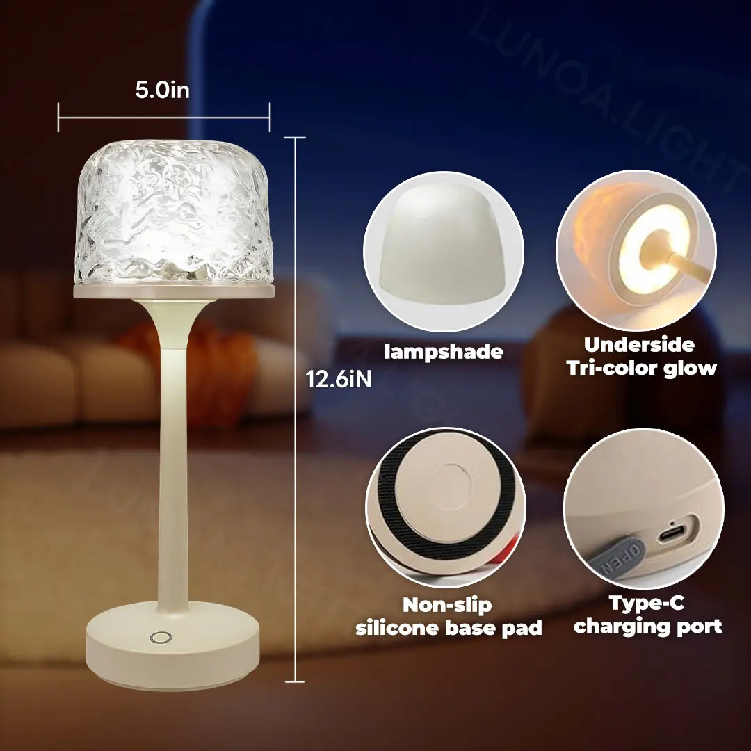 TYIIPRO™ 16-Color Aurora Water Ripple Ambient Lamp - Remote Control • Ocean Wave Projection