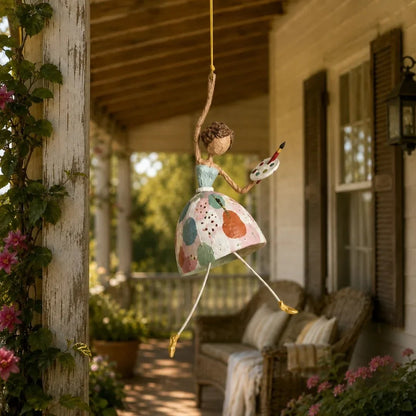 💃 🌸 Let Your Space Dance — 🎐 ✨ Whimsical Dancing Lady Hanging Ornament