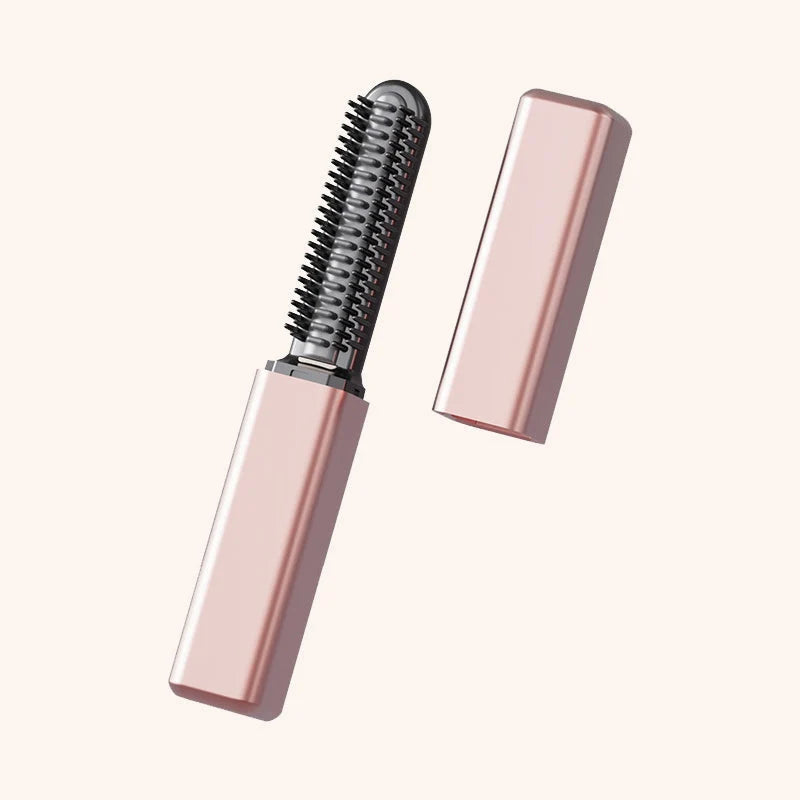 ✨ Compact Wireless Hot Comb – Handy Bang Styling Companion
