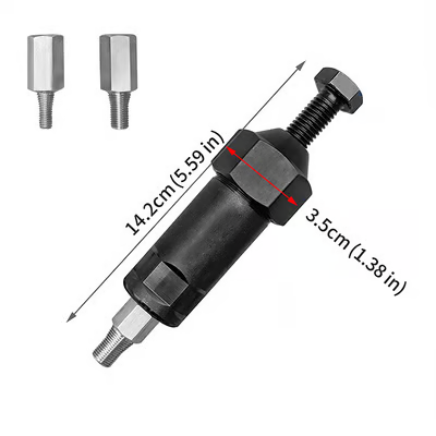 TYIIPRO™ Heavy-Duty Grease Fitting Cleaner – 600 PSI High-Pressure Grease Gun Unclogging Tool with M6/M8/M10 Adapters