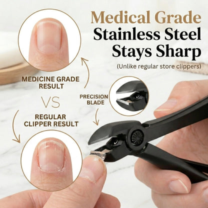 TYIIPRO™ Nail Clipper for Seniors, Wide Jaw Long Handle Clipper for Thick Nails