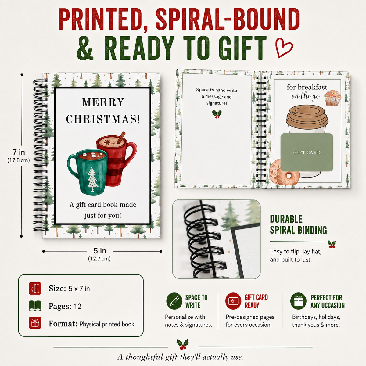 🔥2026 Christmas Gift Card Book