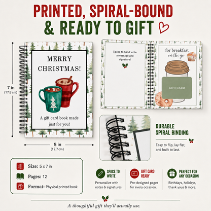 🔥2026 Christmas Gift Card Book