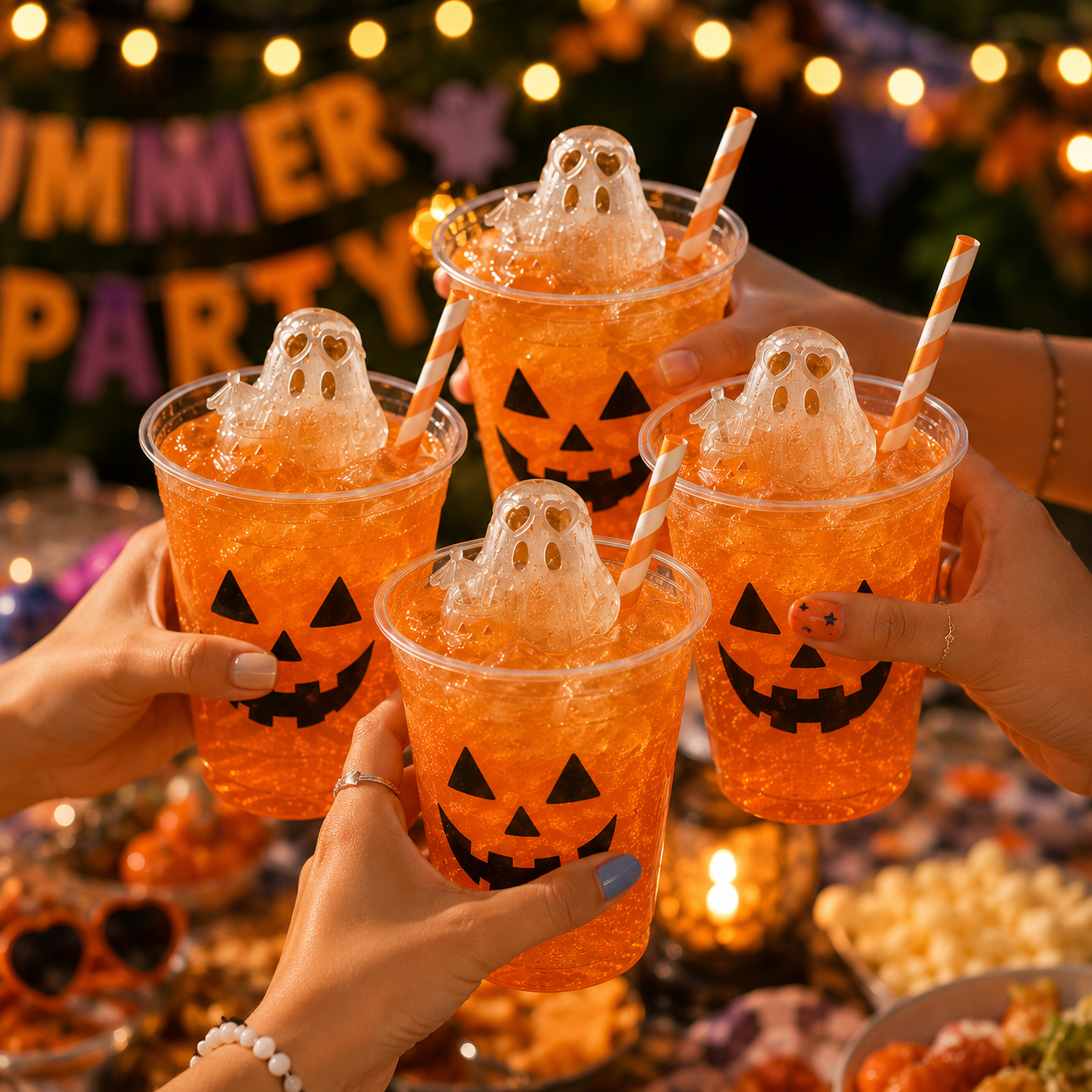 👻 TYIIPRO™ Summerween Ghost Ice Cube Mold