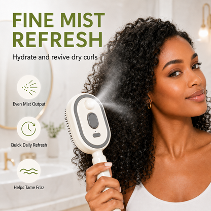 💫SAVE 49% NOW🪮✨Steam Mist Straightening Comb – Easy Salon-Like Hair