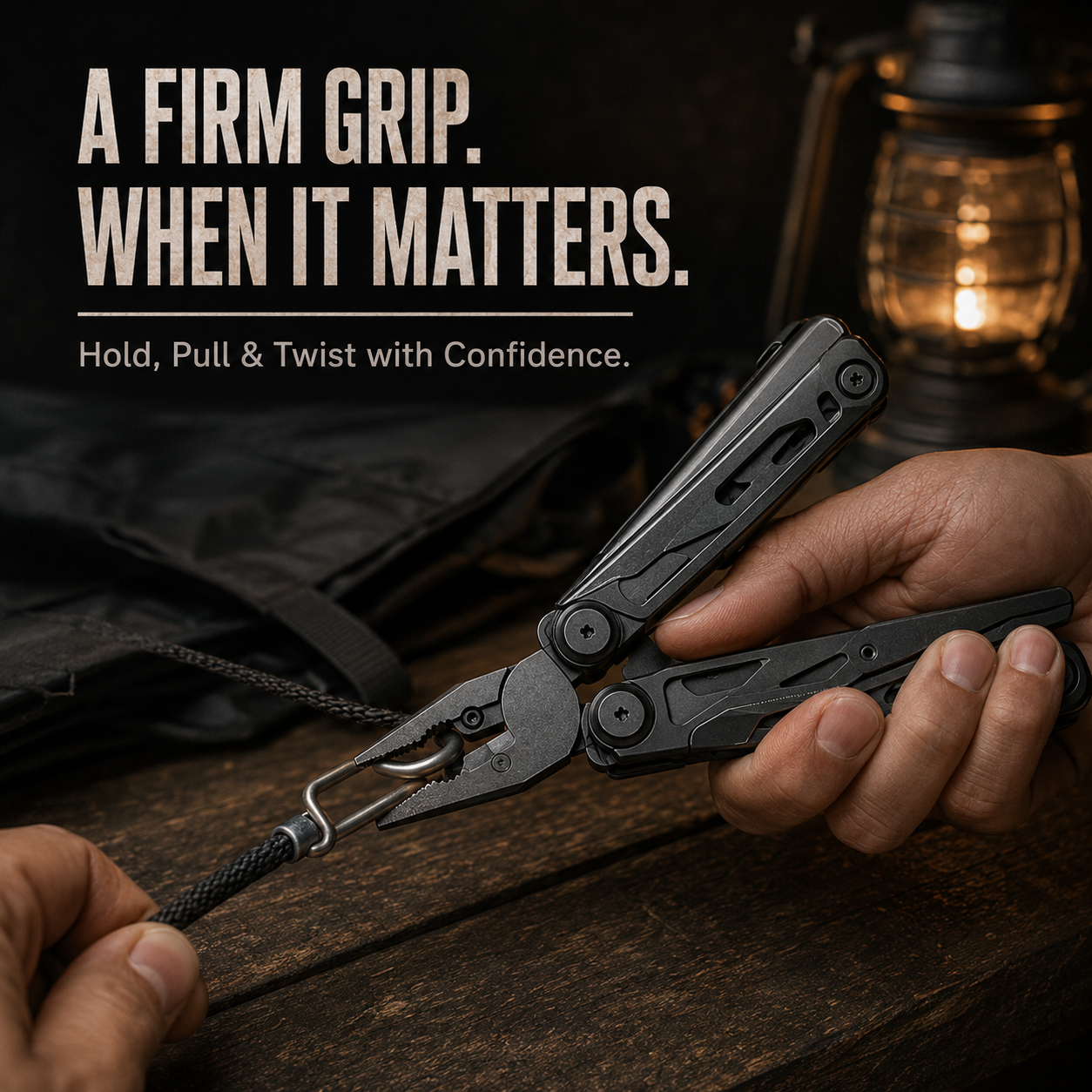TYIIPRO™ 28-in-1 Multitool with Large Scissors | Compact Outdoor Tool for Camping & Repairs