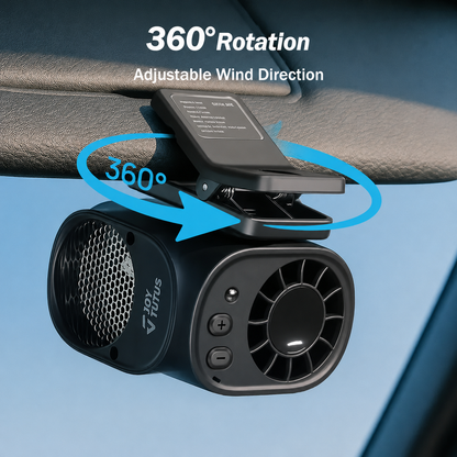 ❄️TYIIPRO™ 199-Speed USB Rechargeable Clip-On Fan – Portable, Strong Clamp, Long-Lasting Battery for Car, Desk & Travel