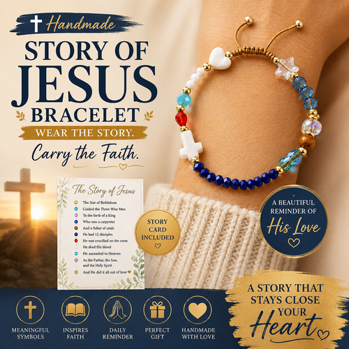 ✝️Handmade Story of Jesus Bracelet