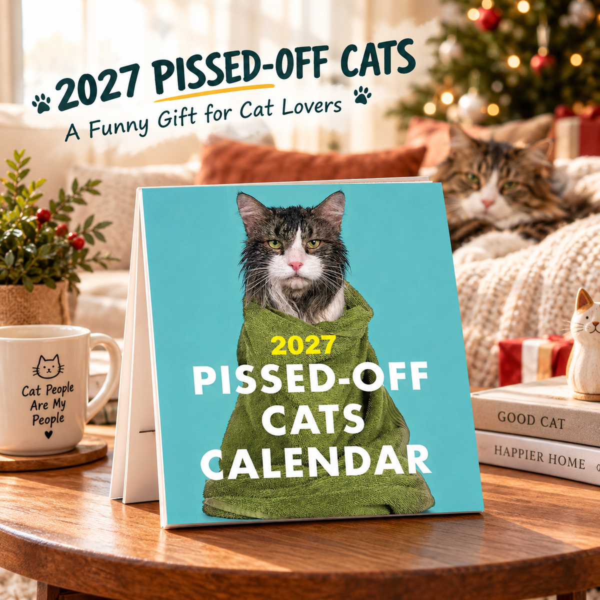 Tyiipro™ 2027 Pissed-Off Cats Calendar