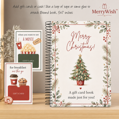 🔥2026 Christmas Gift Card Book
