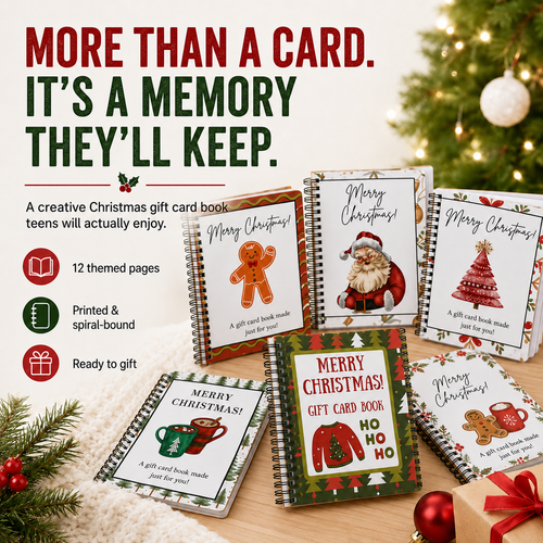 🔥2026 Christmas Gift Card Book