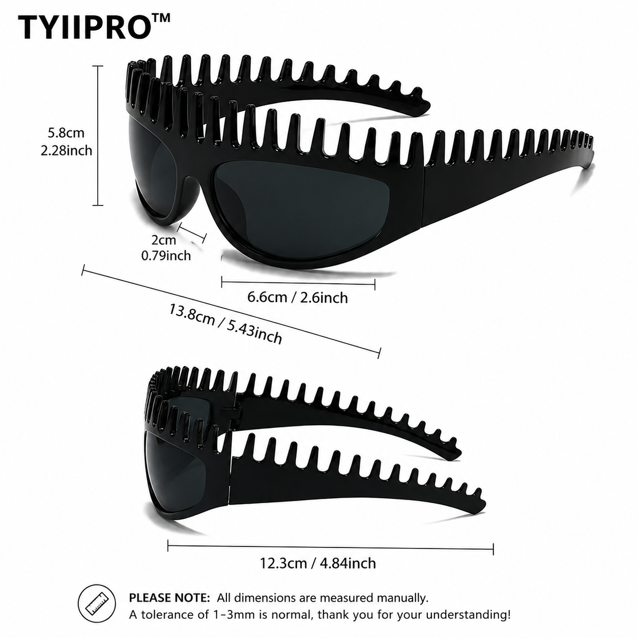 2026 2-in-1 Sunglasses Headband – Hair-Holding Comb Shades