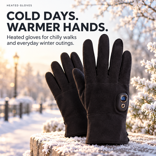 ❄️Heated Touchscreen Gloves with Digital Display – Bring Warmth to Your Winter Routine