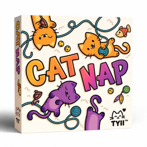 Cat Nap – Cute Cat Tile-Laying Board Game with Mini Expansions | Family Game Night & Cat Lover Gift | TYII™