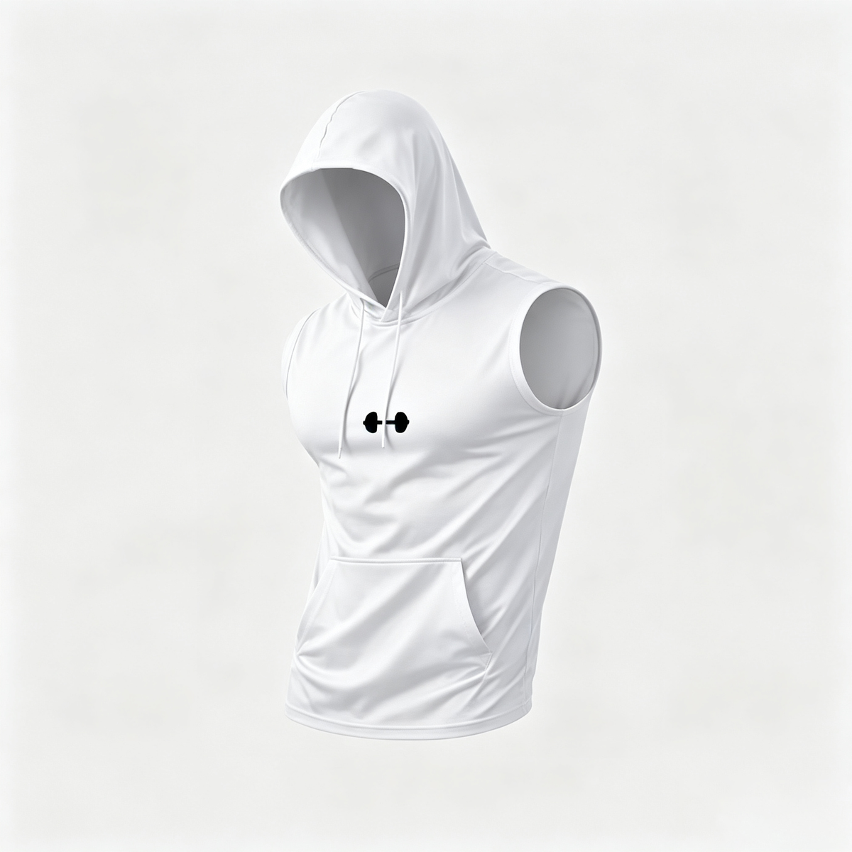 Tyiipro™ Men's Quick-Dry Hooded Sleeveless Tank Top – Lightweight Athletic Workout Shirt