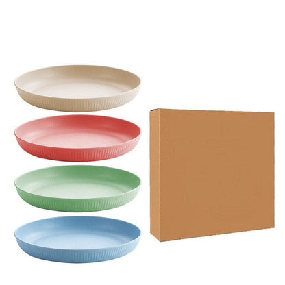Tyiipro™ Unbreakable Wheat Straw Dinner Plates