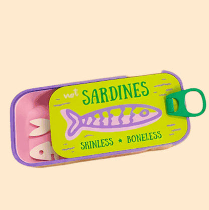 Sardine Tin Travel Jewelry Case