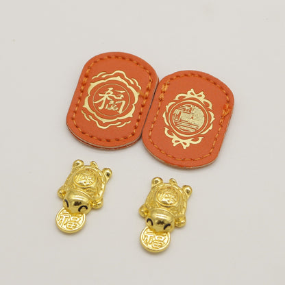 🐢2026 Golden Turtle Charm – Bites onto Luck🍀Never Lets Go!