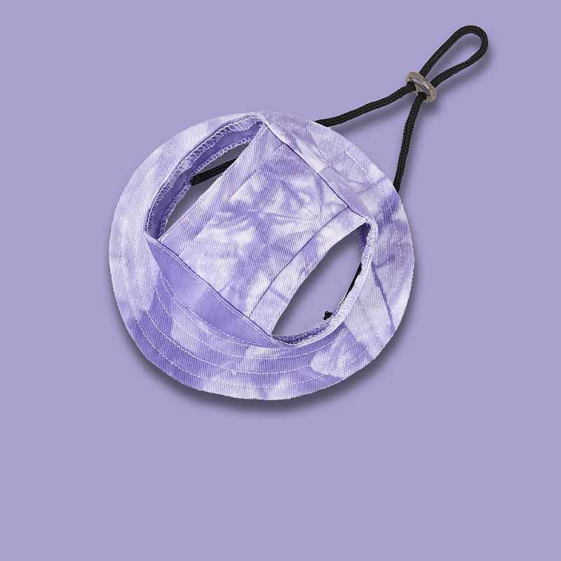 🐾 Cute Printed Pet Bucket Hat, Breathable Sun Cap Fits Dogs & Cats