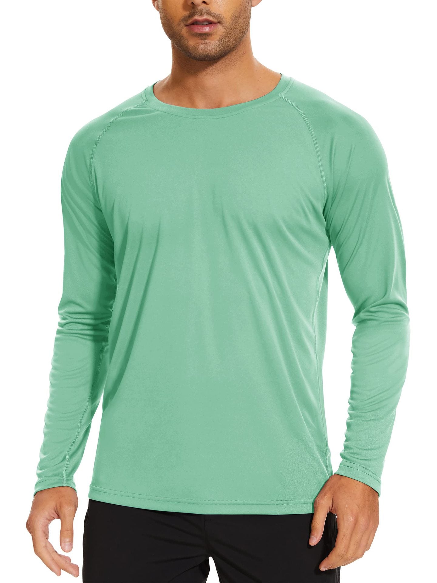 Men’s UPF 50+ Long Sleeve Performance Shirt – Quick Dry, Lightweight & Breathable