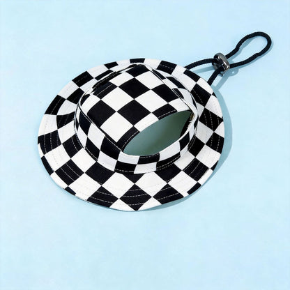 🐾 Cute Printed Pet Bucket Hat, Breathable Sun Cap Fits Dogs & Cats