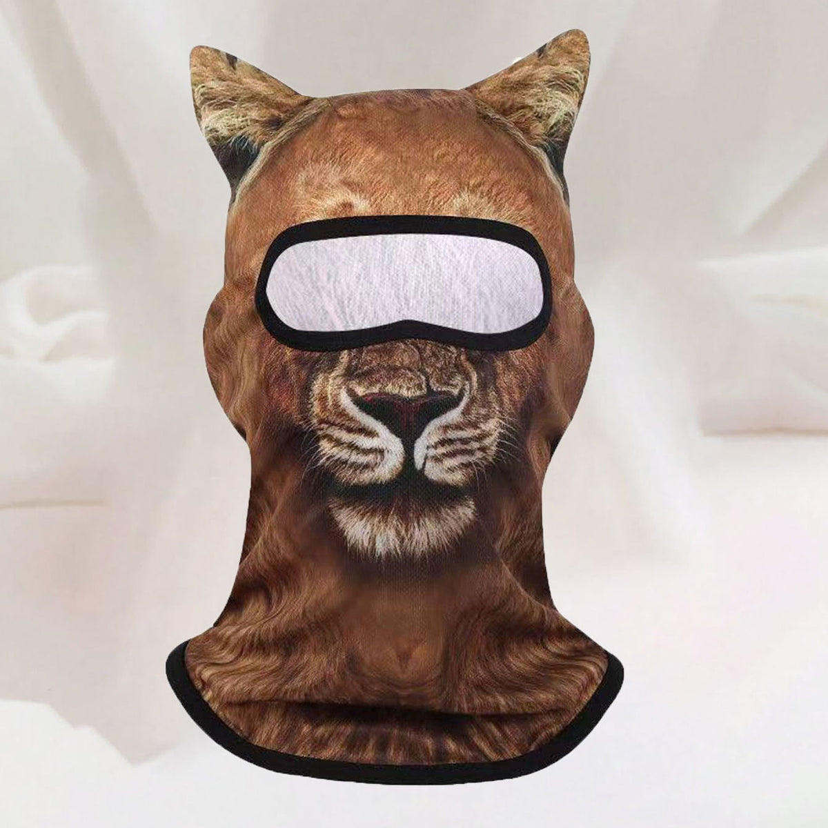 3D Animal Balaclava with Ears | Halloween Face & Neck Hood