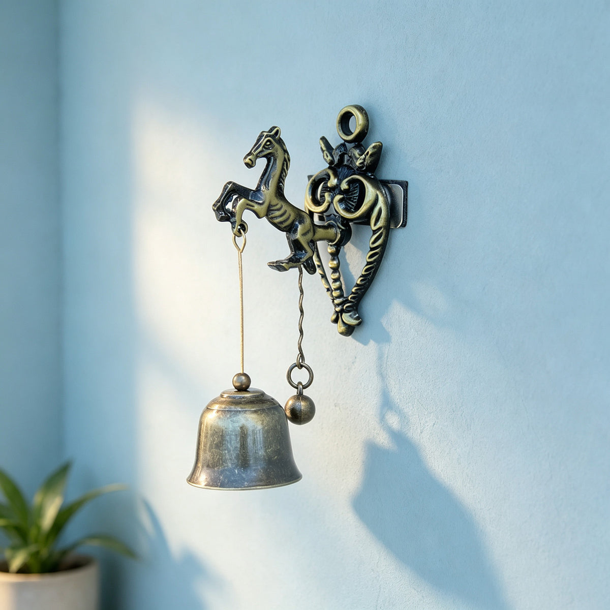 Vintage Animal Door Bell – Antique Bronze Hanging Bell, Decorative Door Chime for Home, Unique Housewarming Gift | TYII™
