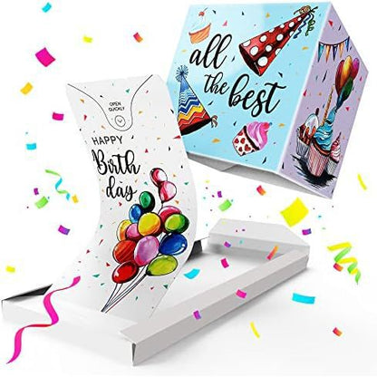 ✨Exploding Confetti Surprise Card – Pop-Up Joy in Every Envelope 🎄✨