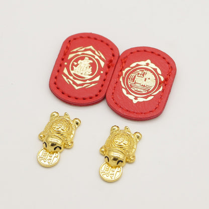🐢2026 Golden Turtle Charm – Bites onto Luck🍀Never Lets Go!
