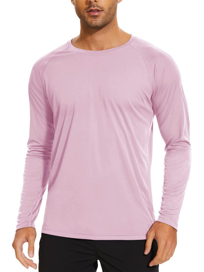 Men’s UPF 50+ Long Sleeve Performance Shirt – Quick Dry, Lightweight & Breathable