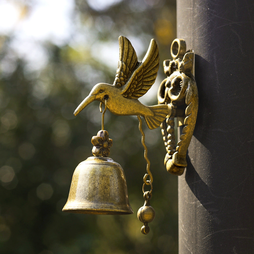 Vintage Animal Door Bell – Antique Bronze Hanging Bell, Decorative Door Chime for Home, Unique Housewarming Gift | TYII™