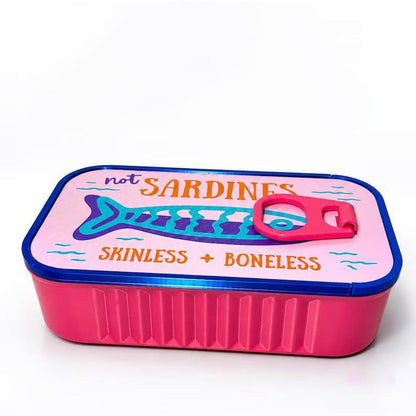 Sardine Tin Travel Jewelry Case