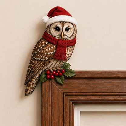 🐦 Bird Wooden Door Topper – Decorative Bird & Christmas Door Accent