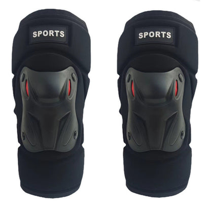 🏍️ Motorcycle Protective Gear Set – Hard Shell Knee & Elbow Guards with Adjustable Fit