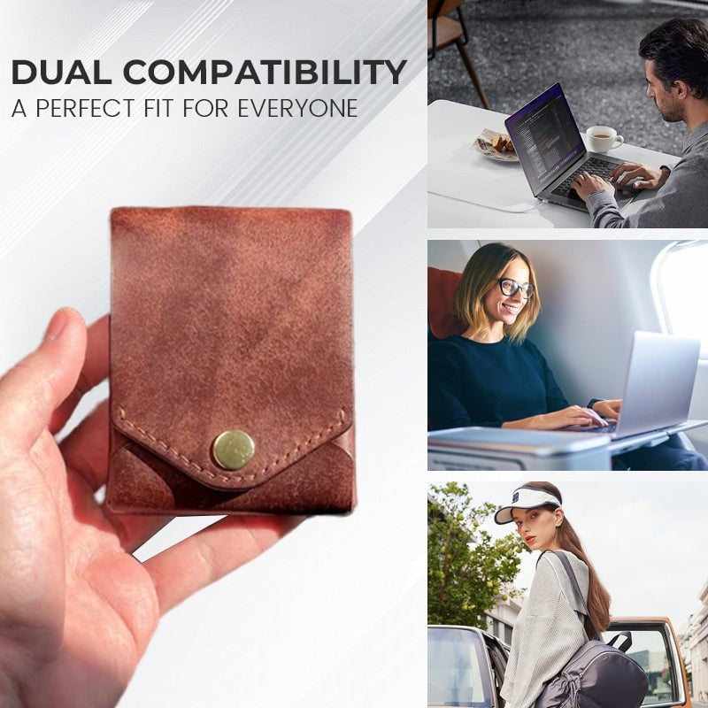 Tyiipro™ Vintage Leather Wallet with Pen Slot