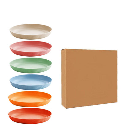 Tyiipro™ Unbreakable Wheat Straw Dinner Plates