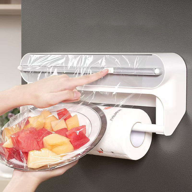 Magnetic Kitchen Roll & Wrap Dispenser for Kitchen Storage