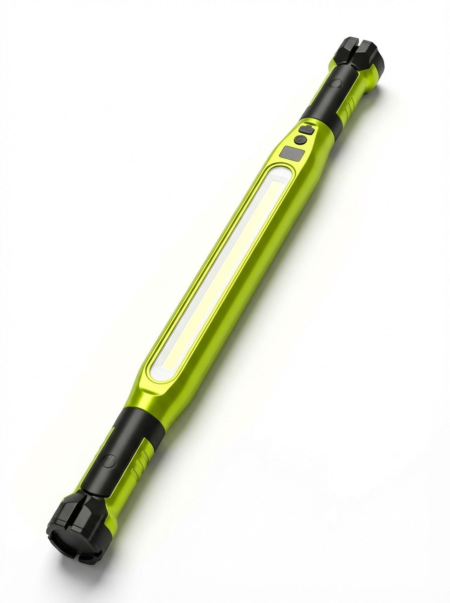 Tyiipro™ Rechargeable Magnetic LED Work Light with Built-in Battery - IP55 Waterproof & Shockproof, Clamp & Magnet Base