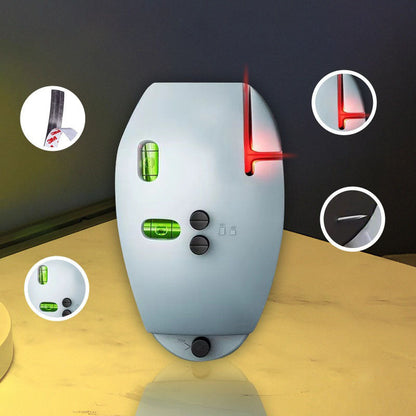 90° Red Laser Level – 20M Self-Leveling Line Laser for Construction & DIY
