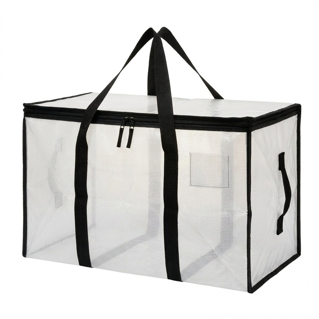 Extra Large Moving Storage Bags – 24 Gallon Capacity, Up to 110 Lbs, Heavy-Duty Zippered Bags with Handles