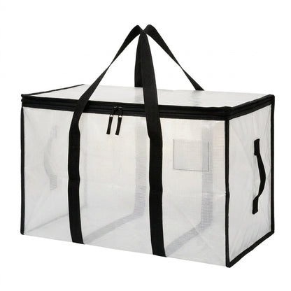Extra Large Moving Storage Bags – 24 Gallon Capacity, Up to 110 Lbs, Heavy-Duty Zippered Bags with Handles