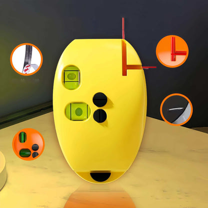 90° Red Laser Level – 20M Self-Leveling Line Laser for Construction & DIY